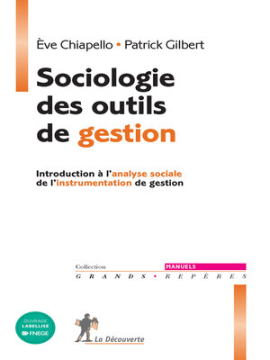 cover image of Sociologie des outils de gestion